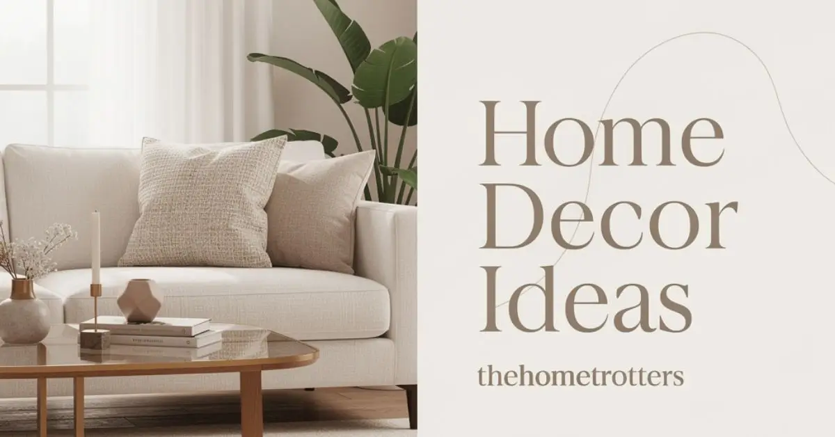 Home Decor Ideas TheHomeTrotters: Style Every Room